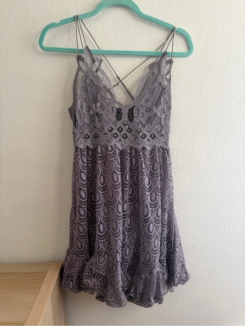Free People Adella Dress Dusty Mauve